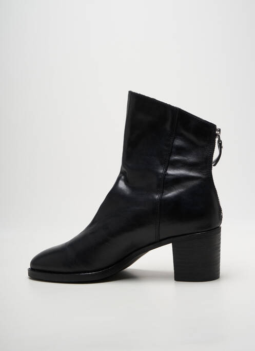 Botine/ghete toc pătrat toc de 4 la 6 cm negru EMILIE KARSTON femme