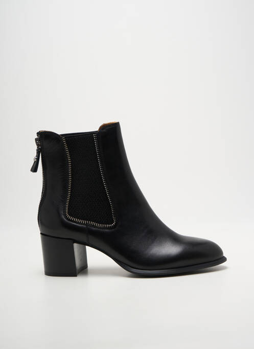 Botine/ghete vârf ascuțit toc de 4 la 6 cm negru EMILIE KARSTON femme