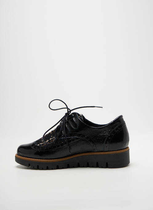 Derby-uri efect șifonat toc plat până la 3 cm negru GEO-REINO femme