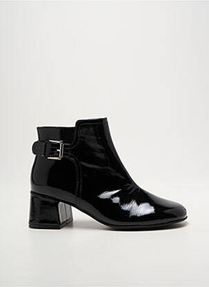 Botine/ghete închidere cu fermoar toc de 4 la 6 cm negru EMILIE KARSTON femeie