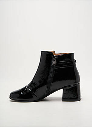 Botine/ghete închidere cu fermoar toc de 4 la 6 cm negru EMILIE KARSTON femeie
