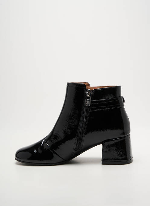 Botine/ghete închidere cu fermoar toc de 4 la 6 cm negru EMILIE KARSTON femme