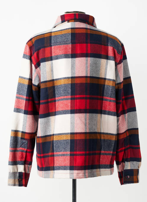 Cămașă cu mâneci lungi manșete cu nasturi roșu IRON AND RESIN homme