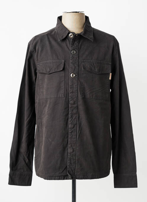 Cămașă cu mâneci lungi manșete cu nasturi negru IRON AND RESIN homme