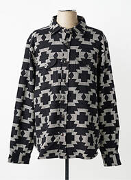 Jachete casual închidere cu nasturi pe față negru IRON AND RESIN homme