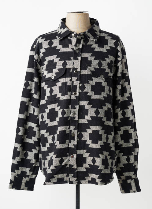Jachete casual închidere cu nasturi pe față negru IRON AND RESIN homme