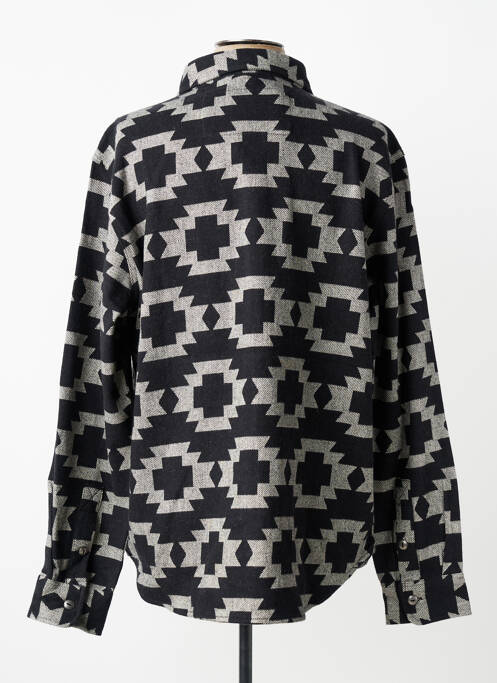 Jachete casual închidere cu nasturi pe față negru IRON AND RESIN homme