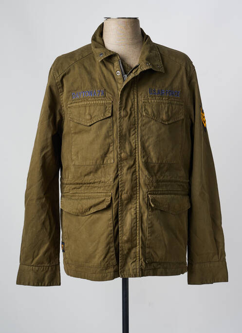 Jachete casual croială dreaptă verde DAYTONA homme
