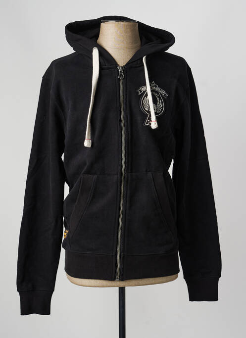 Jachete casual glugă negru DAYTONA homme