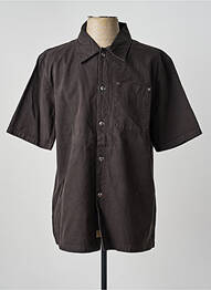 Cămașă cu mâneci scurte croială dreaptă gri IRON AND RESIN homme