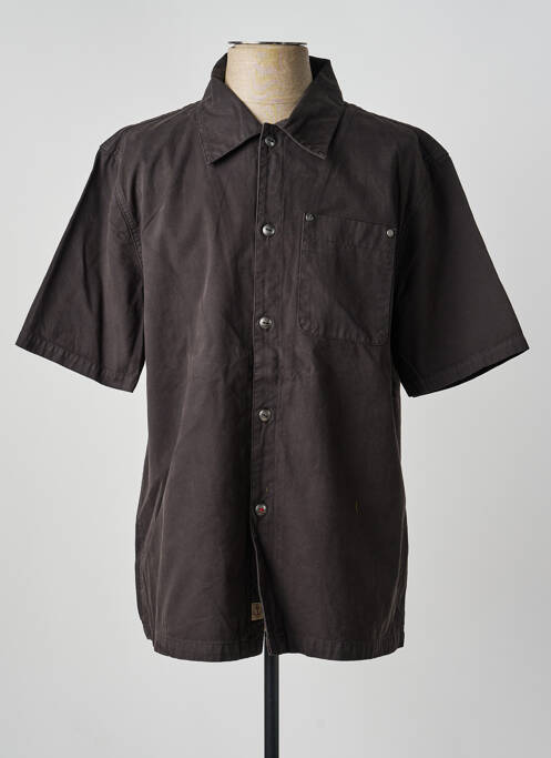 Cămașă cu mâneci scurte croială dreaptă gri IRON AND RESIN homme