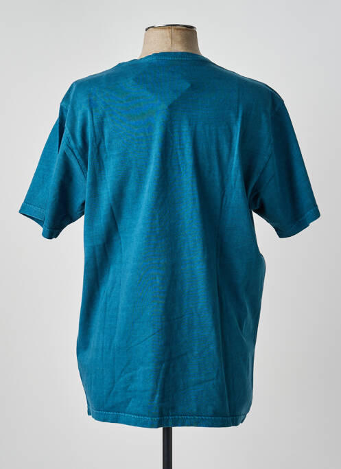 Tricou croială dreaptă mâneci scurte albastru IRON AND RESIN homme