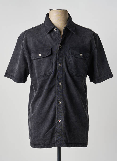 Cămașă cu mâneci scurte croială cambrată gri IRON AND RESIN homme