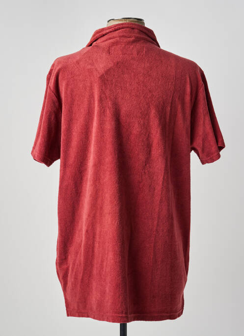 Cămașă cu mâneci scurte croială dreaptă roșu IRON AND RESIN homme