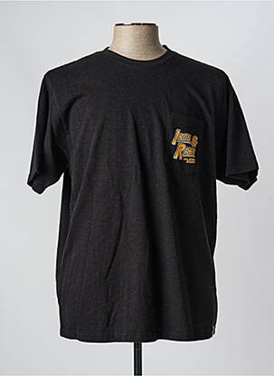 Tricou elasticitate mâneci scurte negru IRON AND RESIN bărbat