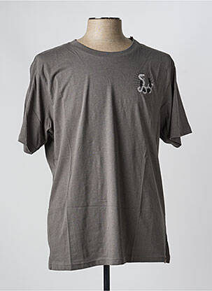 Tricou elasticitate mâneci scurte gri IRON AND RESIN bărbat