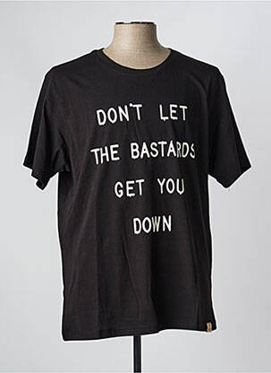 Tricou elasticitate mâneci scurte negru IRON AND RESIN bărbat