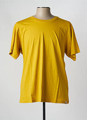 Tricou elasticitate mâneci scurte galben IRON AND RESIN bărbat