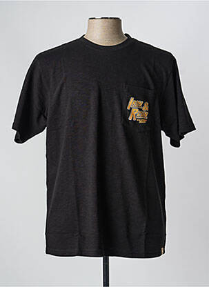 Tricou elasticitate mâneci scurte negru IRON AND RESIN bărbat