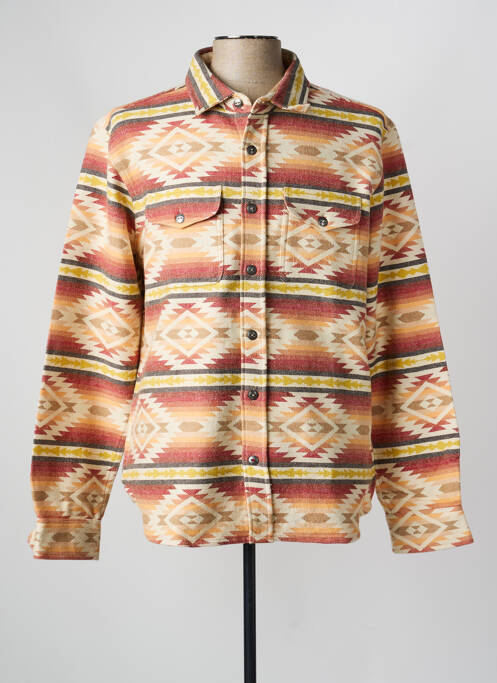 Jachete casual închidere cu nasturi pe față portocaliu IRON AND RESIN homme