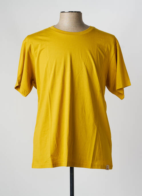 Tricou elasticitate mâneci scurte galben IRON AND RESIN homme