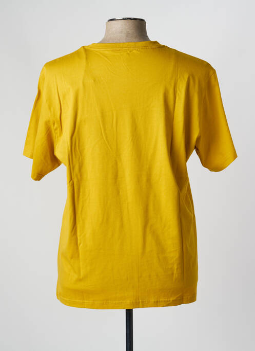 Tricou elasticitate mâneci scurte galben IRON AND RESIN homme