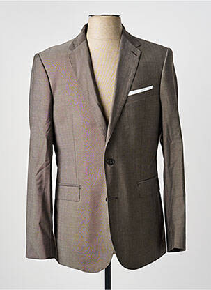 Jachete elegante țesătură melanj gri HAFNIUM homme