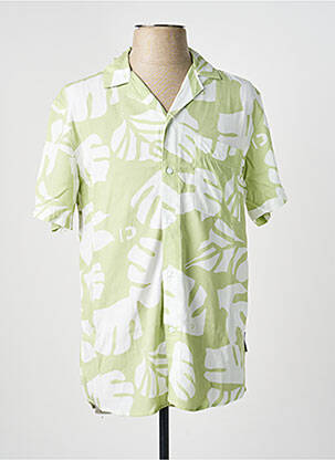 Cămașă cu mâneci scurte imprimeu fantezie verde TOM TAILOR homme