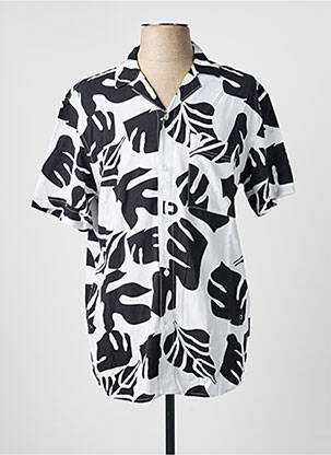 Cămașă cu mâneci scurte imprimeu fantezie negru TOM TAILOR homme