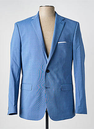 Jachete elegante țesătură melanj albastru HAFNIUM homme