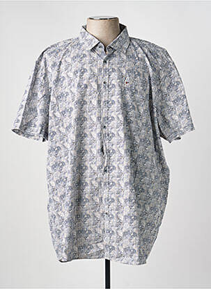 Cămașă cu mâneci scurte imprimeu fantezie alb JUPITER homme