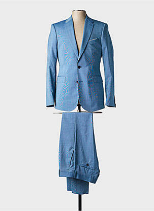 Set pantaloni croială cambrată albastru HAFNIUM bărbat
