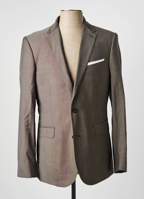 Jachete elegante țesătură melanj gri HAFNIUM homme