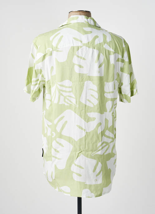 Cămașă cu mâneci scurte imprimeu fantezie verde TOM TAILOR homme