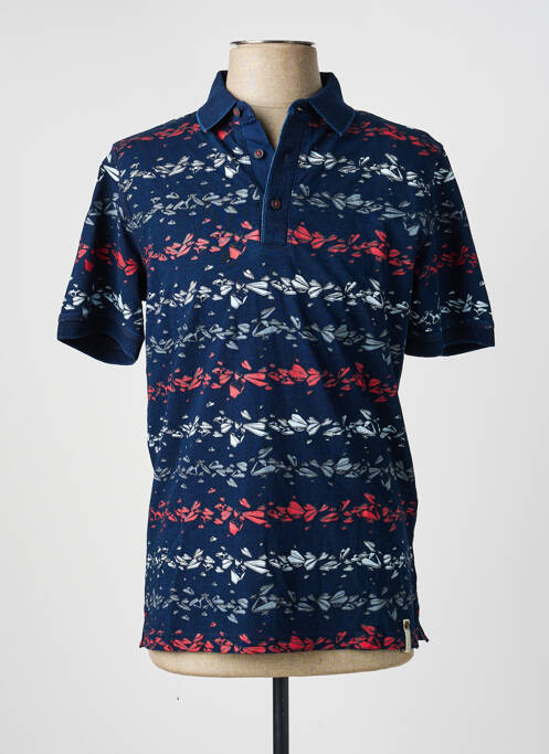 Polo țesătură jersey mâneci scurte albastru MONTE CARLO homme