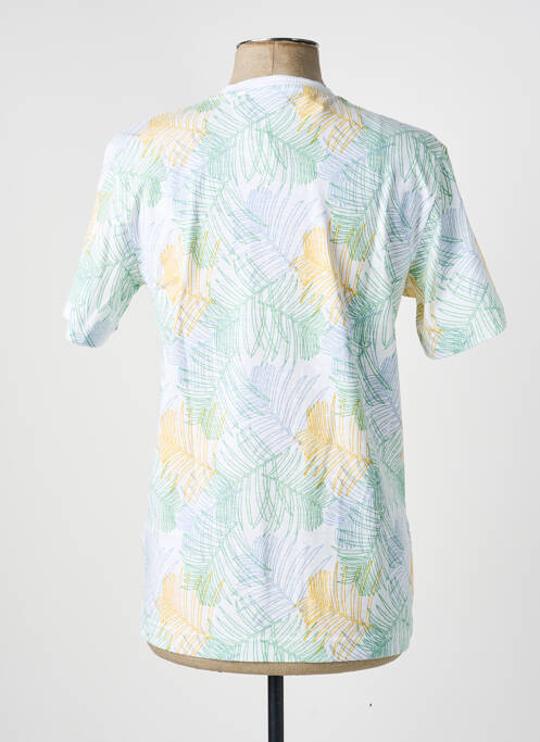 Tricou elasticitate mâneci scurte alb TOM TAILOR homme