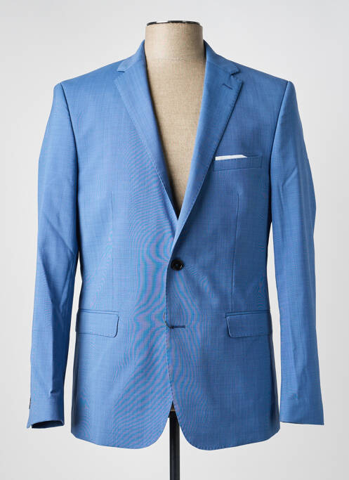 Jachete elegante țesătură melanj albastru HAFNIUM homme