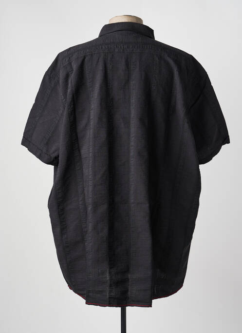 Cămașă cu mâneci scurte croială dreaptă negru JUPITER homme