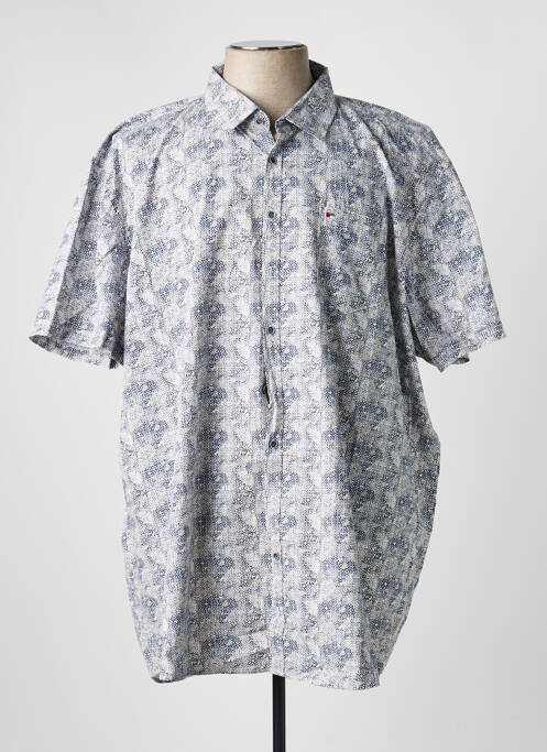 Cămașă cu mâneci scurte imprimeu fantezie alb JUPITER homme