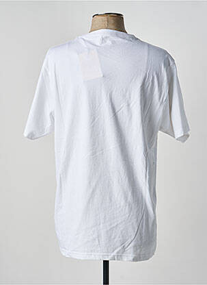 Tricou croială dreaptă mâneci scurte alb IRON AND RESIN bărbat