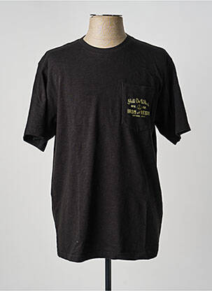 Tricou croială dreaptă mâneci scurte negru IRON AND RESIN bărbat