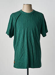 Tricou croială cambrată mâneci scurte verde DAYTONA bărbat
