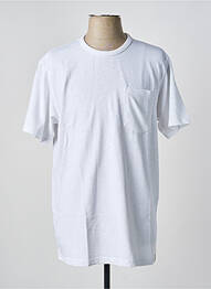 Tricou croială dreaptă mâneci scurte alb IRON AND RESIN homme