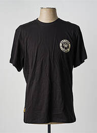 Tricou croială dreaptă mâneci scurte negru DAYTONA homme