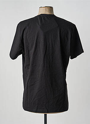 Tricou croială dreaptă mâneci scurte negru DAYTONA bărbat