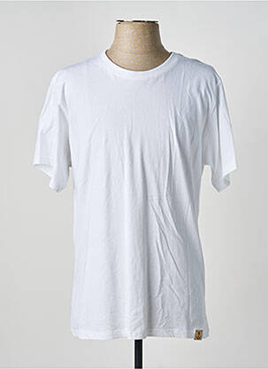 Tricou elasticitate mâneci scurte alb IRON AND RESIN bărbat