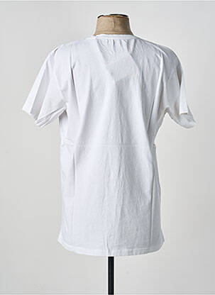 Tricou elasticitate mâneci scurte alb IRON AND RESIN bărbat