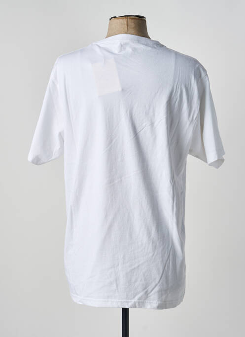 Tricou croială dreaptă mâneci scurte alb IRON AND RESIN homme