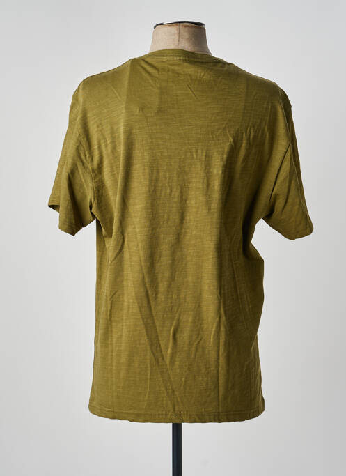 Tricou broderie mâneci scurte verde DAYTONA homme