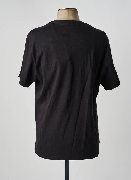 Tricou croială dreaptă mâneci scurte negru DAYTONA homme
